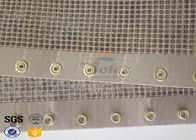 Heat Resistant Ptfe Coated Glass Fabric Satin Weave FDA Certificated