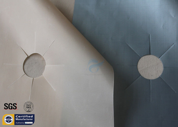 Fiberglass Fabric PTFE Coated Stovetop Burner Protector 10.6"X10.6" Beige 260℃