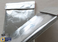 Silver Fireproof Document Bag Pouch 1022℉ Fiberglass Non Irritating Durable