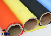 Yellow Acrylic Coated Fibreglass Fabric 0.43MM 530GSM 500℉ Welding Blanket
