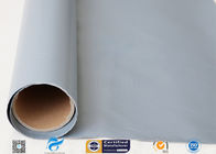 Grey Silicone Coated Fiberglass Cloth Engine Thermal Insulation Coated Glass Fabric