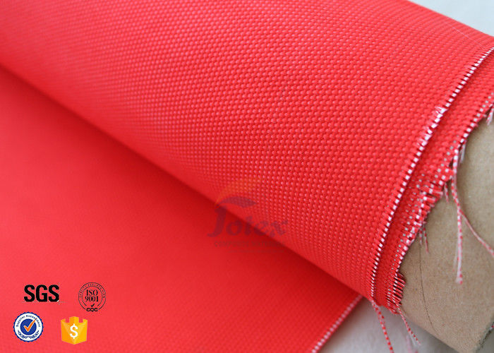 0.35mm Acrylic Coated Fiberglass Fabric Fire Blanket For Industrial Protection