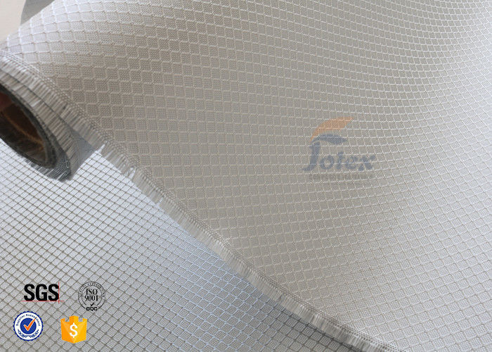 0.2MM Fire Resistant Silver Coated / Aluminized Coated Silver Coated Fabric
