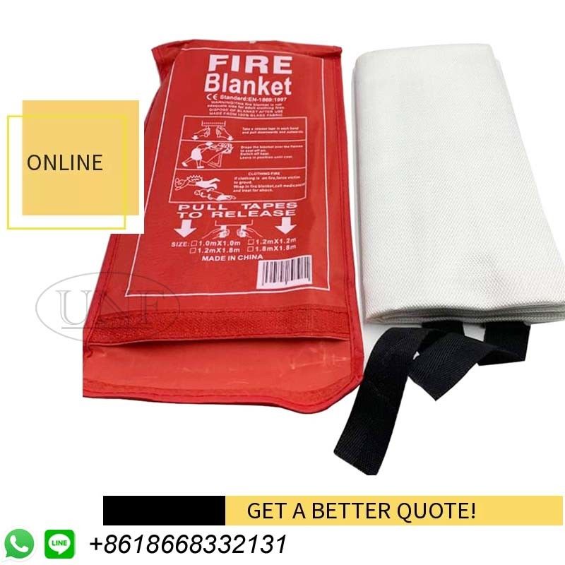 EN1869 550C Survival Emergency Fire Blanket 430g/M2 0.43mm Thickness